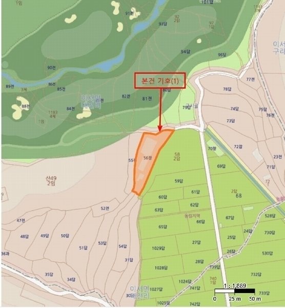 2025타경7416 경상북도 청도군 이서면 대전리 56 공장 경매 이미지