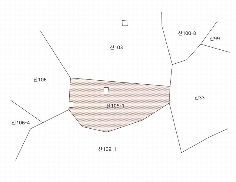 2025타경7866 경상북도 영천시 화남면 죽곡리 산105-1 임야 경매 이미지