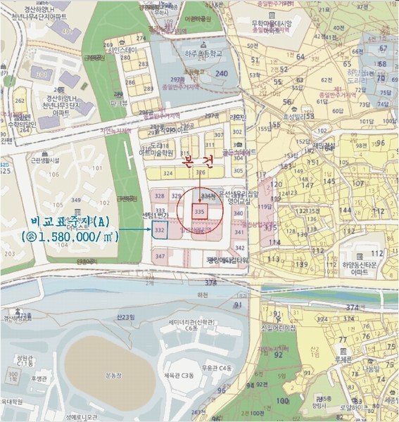 2025타경7921 경상북도 경산시 하양읍 서사리 335 대지 경매 이미지