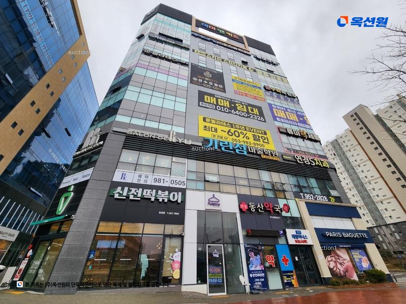 2025타경8294 대구광역시 북구 연경지묘로 2, 태왕아너스스퀘어주건축물 1동 1층 105호 근린상가 경매 이미지