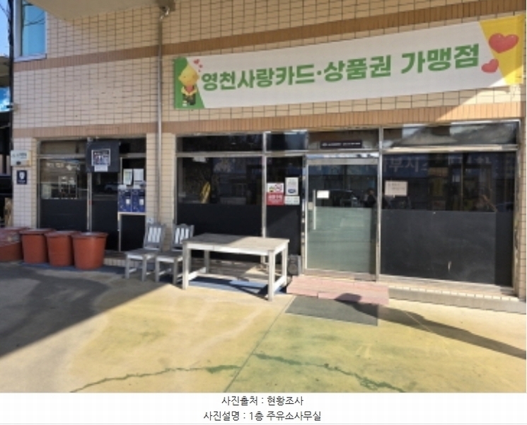2024타경10327 경상북도 영천시 문내동 2-6 주유소(위험물) 경매 이미지