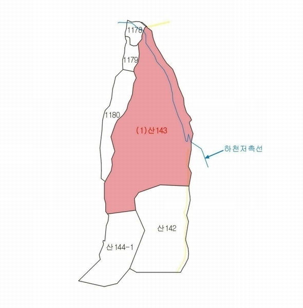 2024타경120514 경상북도 영천시 대창면 구지리 산143 임야 경매 이미지