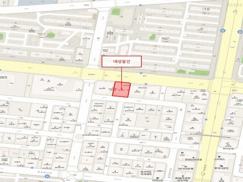 2024타경123902 대구광역시 북구 동암로 100, 씨네피아 4층 405호 근린상가 경매 이미지