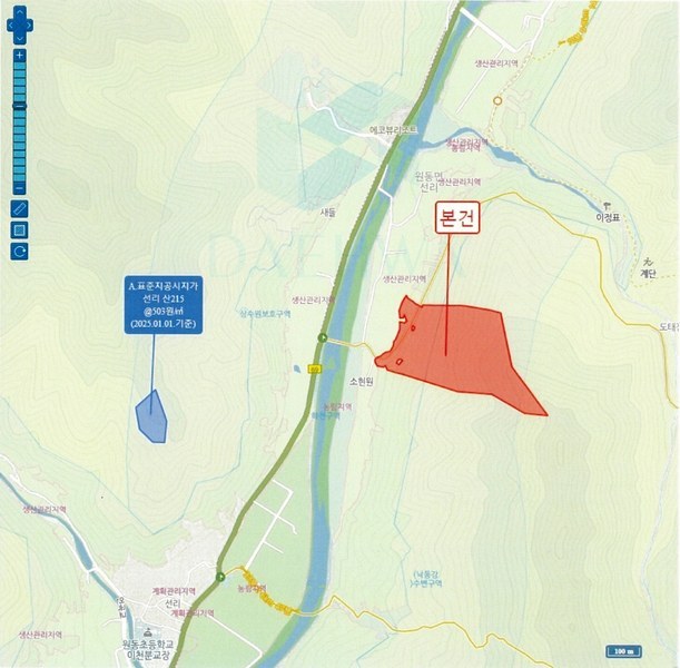 2025타경956 경상남도 양산시 원동면 선리 산77 임야 경매 이미지