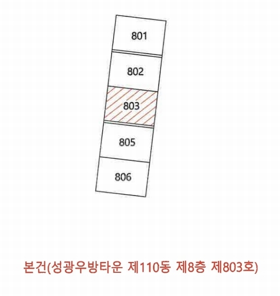 2025타경7090 대구광역시 북구 호암로 20, 성광우방타운 110동 8층 803호 아파트[공급22평형] 경매 이미지