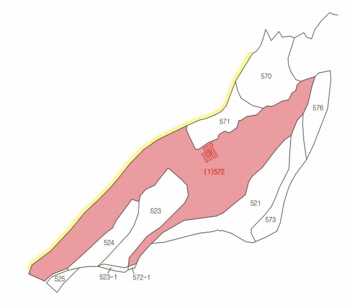 2025타경7292 경상북도 경산시 남산면 조곡리 572 농지 경매 이미지