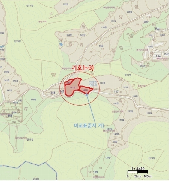 2025타경10020 경상북도 영주시 안정면 단촌리 346 농지 경매 이미지