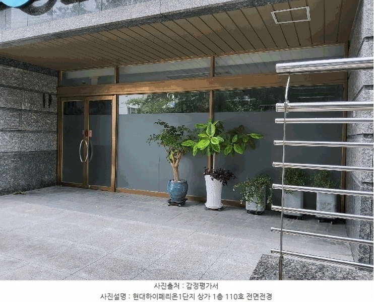 2025타경8781 대구광역시 동구 국채보상로 861, 현대하이페리온1단지 1층 110호 근린상가 경매 이미지