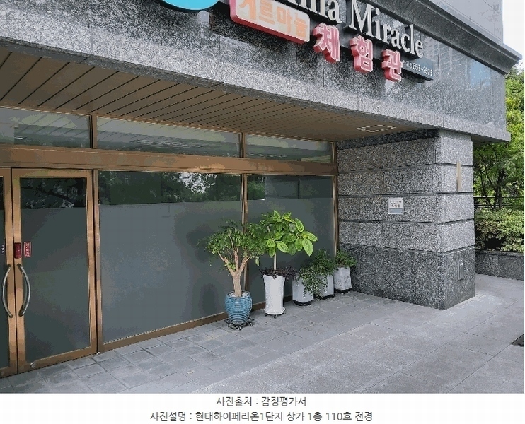 2025타경8781 대구광역시 동구 국채보상로 861, 현대하이페리온1단지 1층 110호 근린상가 경매 이미지