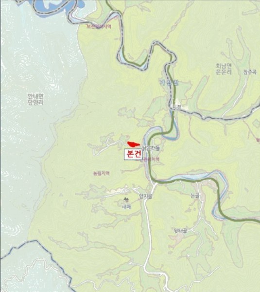 2025타경10163 충청북도 옥천군 안내면 답양리 515 농지 경매 이미지