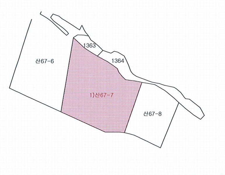 2024타경118825 경상북도 영천시 매산동 산67-7 임야 경매 이미지