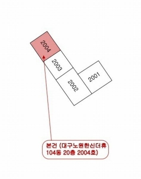 2024타경128112 대구광역시 북구 노원로10길 40, 대구노원한신더휴 104동 20층 2004호 아파트[공급24평형] 경매 이미지