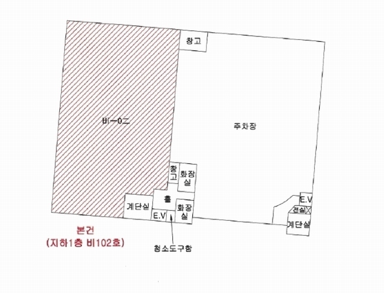 2025타경5353 대구광역시 중구 동성로3길 20, 디스퀘어 지하1층 비102호 근린상가 경매 이미지