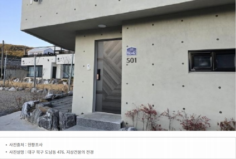 2025타경6028 대구광역시 북구 도남동 476 근린주택 경매 이미지