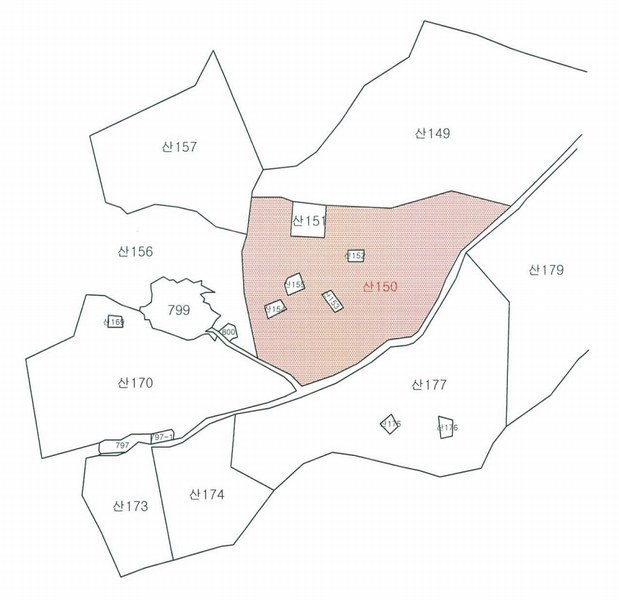 2025타경6219 경상북도 경산시 남천면 산전리 산150 임야 경매 이미지