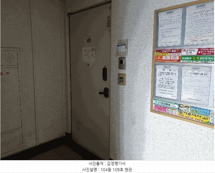 2025타경7444 대구광역시 북구 대천로 101, 칠곡3차화성타운 104동 1층 109호 아파트[공급34평형] 경매 이미지