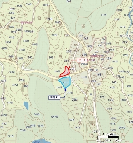 2025타경7565 경상북도 칠곡군 가산면 응추리 252 농지 경매 이미지