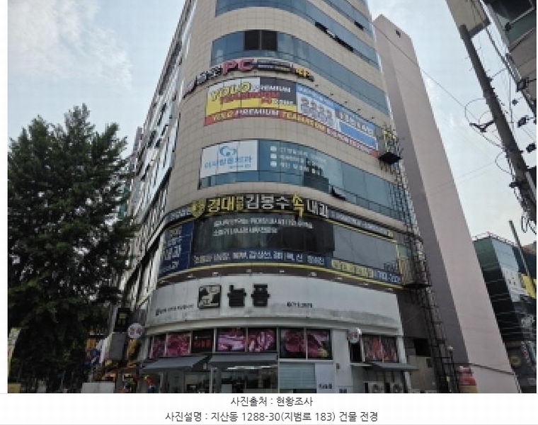 2025타경7916 대구광역시 수성구 지범로 183, 태성시티월드 지하층 비1호 근린상가 경매 이미지