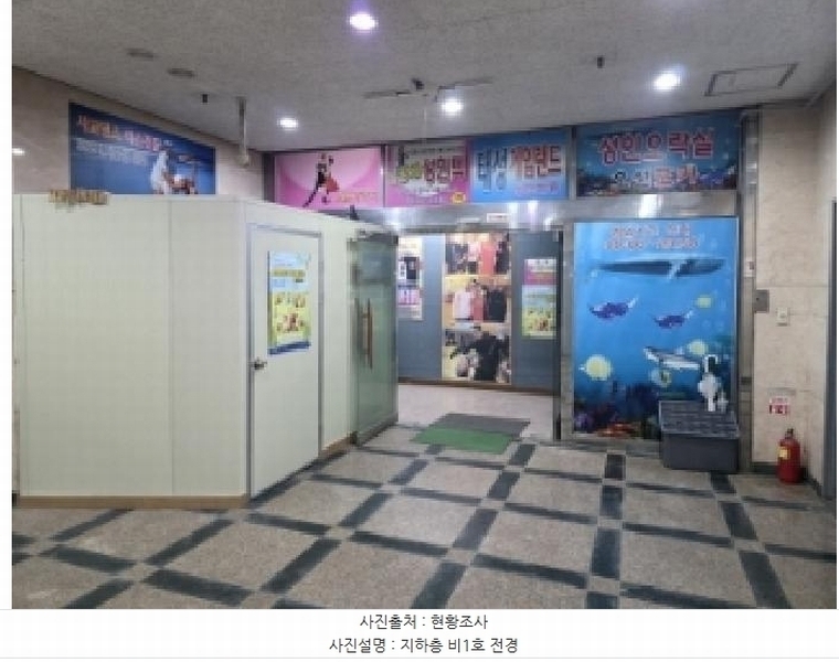 2025타경7916 대구광역시 수성구 지범로 183, 태성시티월드 지하층 비1호 근린상가 경매 이미지