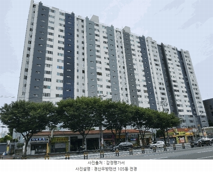 2025타경8375 경상북도 경산시 대학로12길 6, 경산우방맨션 105동 19층 1906호 아파트[공급34평형] 경매 이미지
