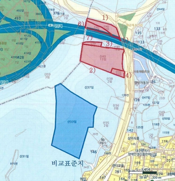 2024타경120934 대구광역시 동구 봉무동 산40-13 임야 경매 이미지