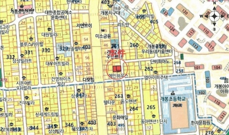 2025타경10756 서울특별시 구로구 개봉로16가길 5, 메인하우스 5층 501호 다세대(빌라)[공급17평형] 경매 이미지