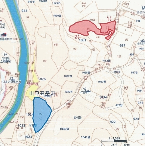 2025타경7290 경상북도 칠곡군 동명면 기성리 1031-17 농지 경매 이미지