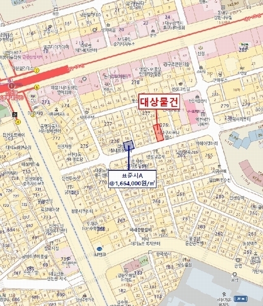 2025타경7451 대구광역시 동구 신천동 276-21 근린주택 경매 이미지