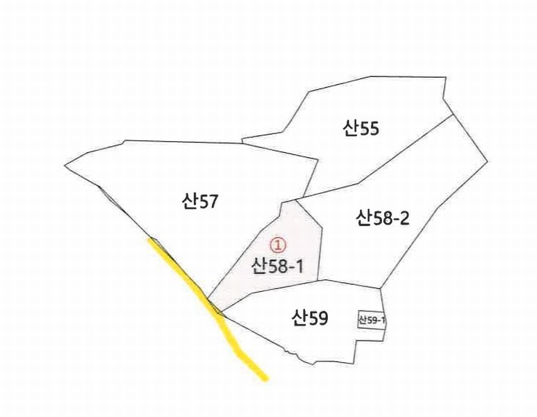 2025타경7770 경상북도 경산시 자인면 신관리 산58-1 임야 경매 이미지