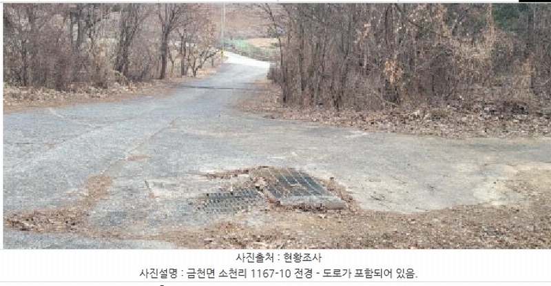 2024타경113325 경상북도 청도군 금천면 소천리 1167-1 임야 경매 이미지