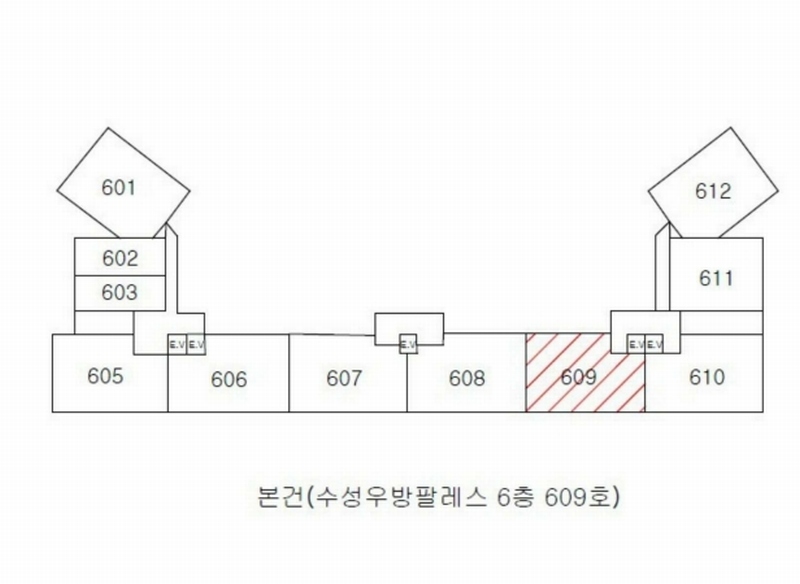 2024타경118528 대구광역시 수성구 수성로 400, 수성우방팔레스 6층 609호 아파트[공급37평형] 경매 이미지
