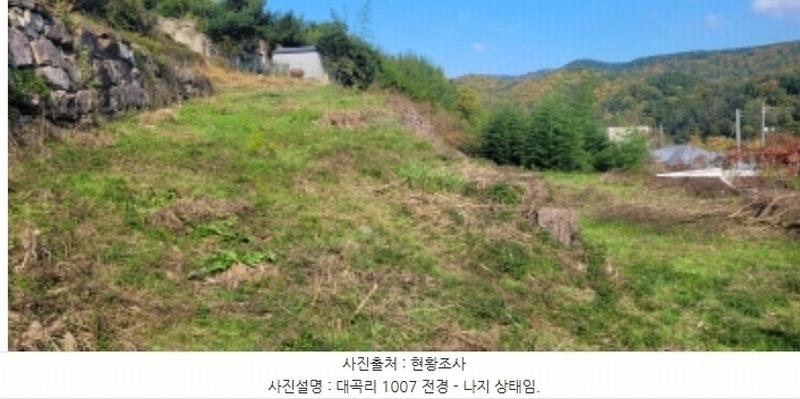 2024타경120927 경상북도 청도군 이서면 대곡리 산148-1 임야 경매 이미지