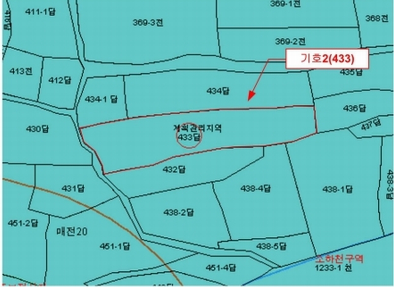 2024타경127317 경상북도 청도군 매전면 온막리 433 농지 경매 이미지