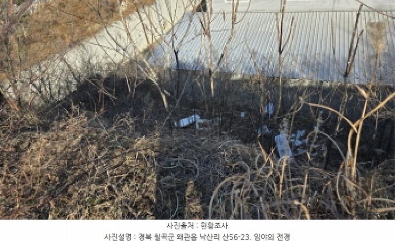 2024타경129344 경상북도 칠곡군 왜관읍 낙산리 산56-23 임야 경매 이미지