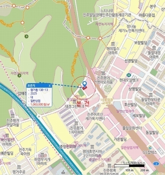 2025타경582 경상남도 진주시 평거동 138-13 숙박시설 경매 이미지