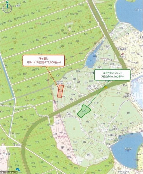 2025타경666 경상북도 경산시 자인면 남촌리 520 농지 경매 이미지
