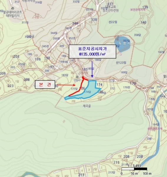 2025타경6073 경상북도 칠곡군 동명면 득명리 176-2 농지 경매 이미지