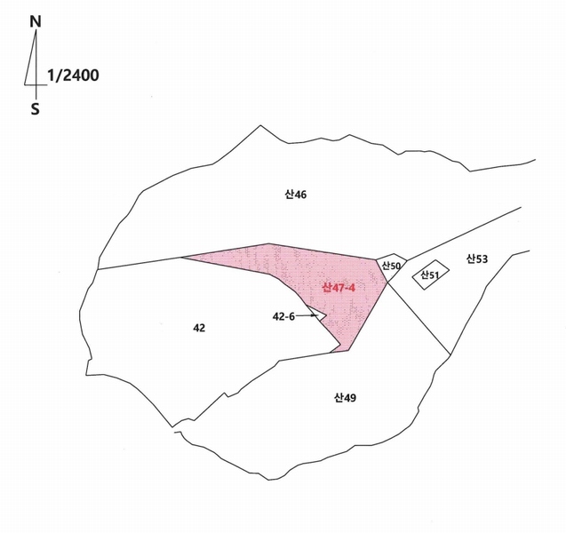 2025타경7560 경상북도 경산시 자인면 신관리 산47-4 임야 경매 이미지