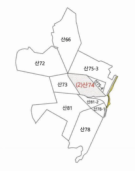 2024타경9563 경상북도 영천시 금호읍 원제리 73 임야 경매 이미지