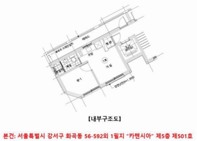 2024타경3050 서울특별시 강서구 초록마을로19길 31, 케렌시아 5층 501호 다세대(빌라) 경매 이미지