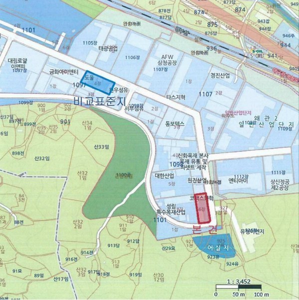 2024타경128426 경상북도 칠곡군 왜관읍 삼청리 1098-6 공장 경매 이미지