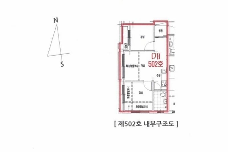 2024타경5001 서울특별시 구로구 개봉로17다길 49, 대우스위트힐 5층 502호 다세대(빌라) 경매 이미지