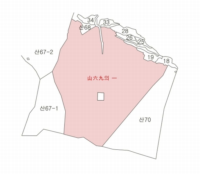 2025타경7914 경상북도 칠곡군 석적읍 성곡리 산69-1 임야 경매 이미지