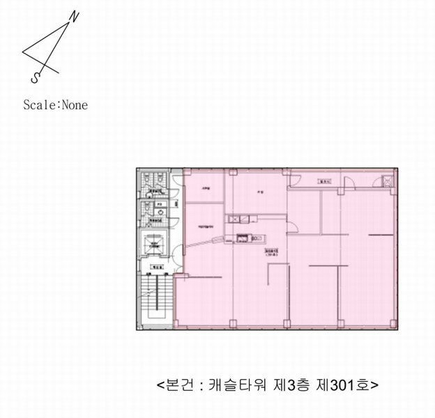 2025타경8254 대구광역시 동구 율하서로 32, 캐슬타워 3층 301호 근린상가 경매 이미지