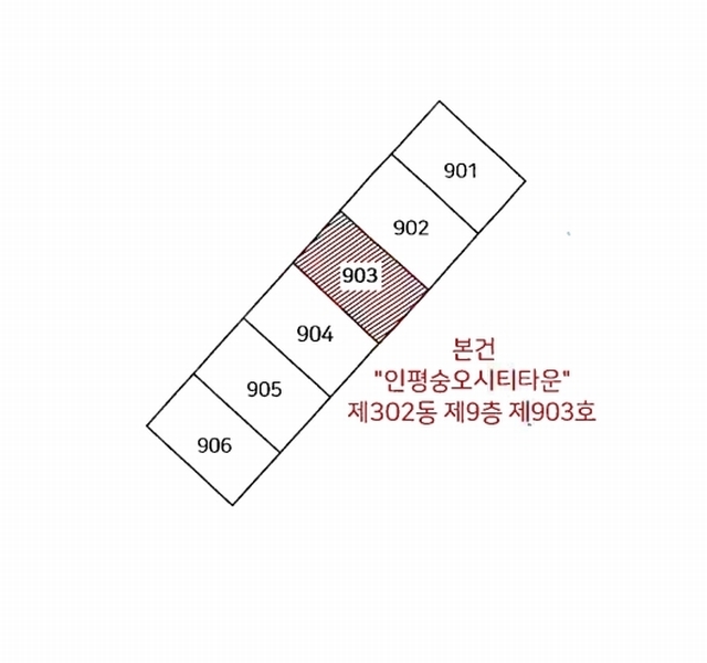 2024타경104000 경상북도 칠곡군 북삼읍 인강8길 13, 인평,숭오시티타운 302동 9층 903호 아파트[공급21평형] 경매 이미지