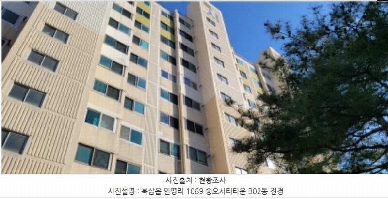 2024타경104000 경상북도 칠곡군 북삼읍 인강8길 13, 인평,숭오시티타운 302동 9층 903호 아파트[공급21평형] 경매 이미지