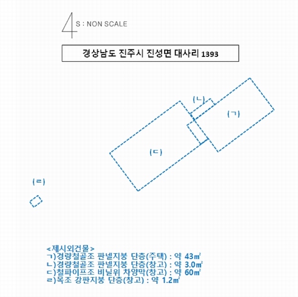 2025타경672 경상남도 진주시 진성면 대사리 1392 농지 경매 이미지