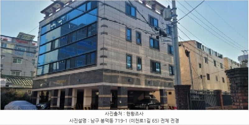 2025타경5278 대구광역시 남구 봉덕동 719-1 다가구(원룸등) 경매 이미지