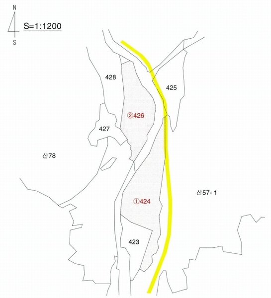 2025타경7253 경상북도 영천시 화남면 용계리 426 농지 경매 이미지