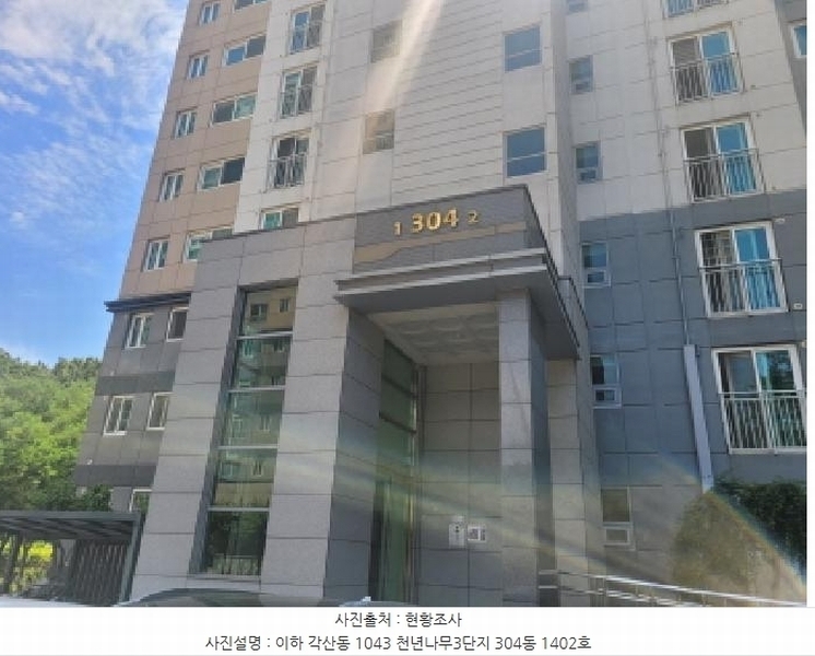 2025타경8248 대구광역시 동구 과학로13길 30, 대구혁신엘에이치천년나무3단지 304동 14층 1402호 아파트 경매 이미지